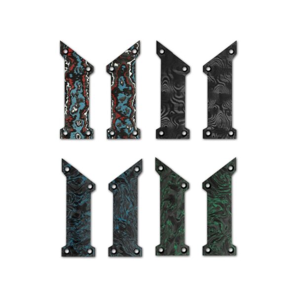 Fit KI Series Mini Militaw Inlay | Fat Carbon or Carbon Fiber | Ki3634SI